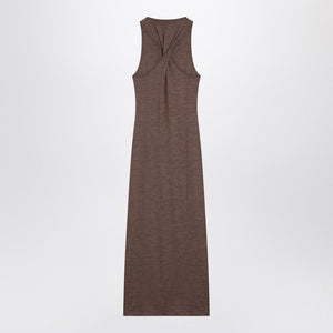 LOEWE Sleeveless Wool Dress with Anagram Logo