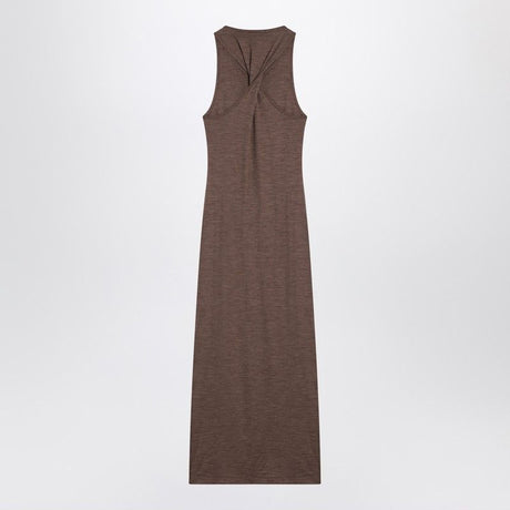 LOEWE Sleeveless Wool Dress with Anagram Logo