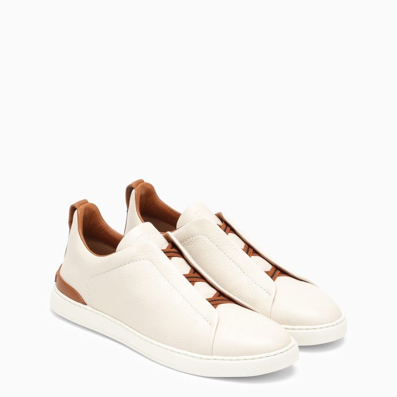 ZEGNA Triple Stitch Slip-On Sneakers for Men