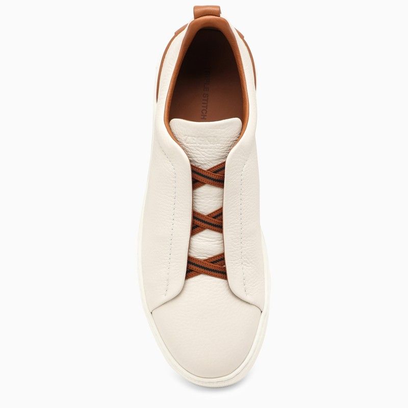 ZEGNA Triple Stitch Slip-On Sneakers for Men