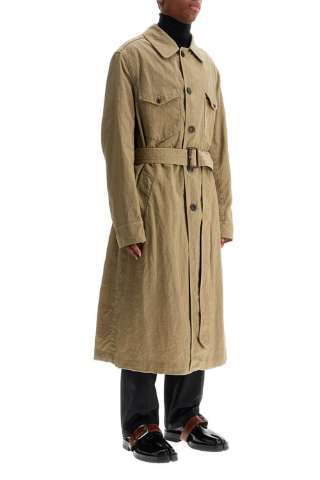 MAISON MARGIELA Reversible Long Trench Jacket for Men