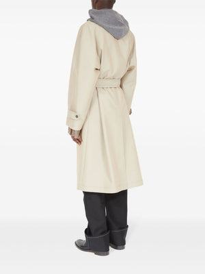 MAISON MARGIELA Classic Grey Trench Coat for Men