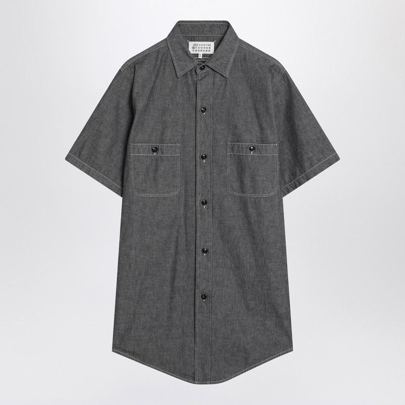 MAISON MARGIELA Short Sleeve Cotton Shirt for Men