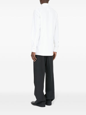 MAISON MARGIELA Pointed Collar Cotton Shirt for Men - FW24 Collection