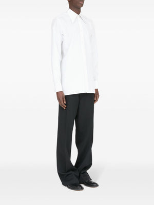 MAISON MARGIELA Pointed Collar Cotton Shirt for Men - FW24 Collection