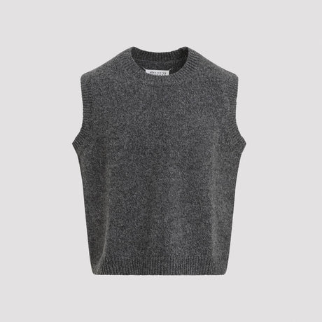 MAISON MARGIELA Elegant Wool Vest for Men - Fall/Winter 2024