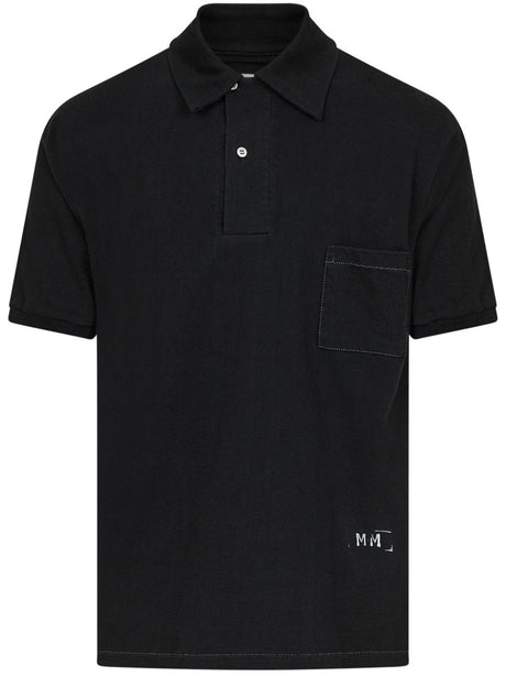 MAISON MARGIELA Logo Cotton Polo Shirt