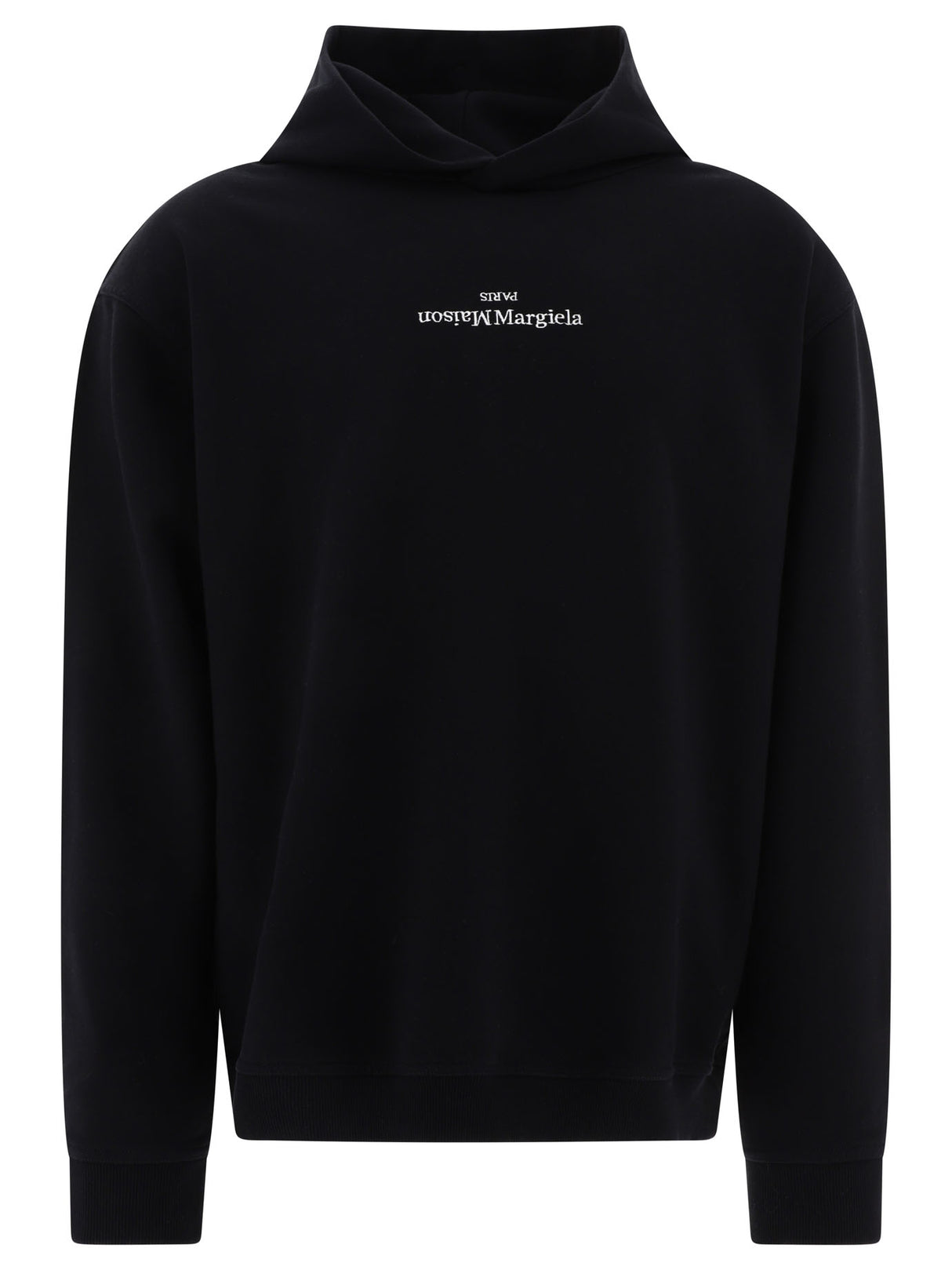 MAISON MARGIELA Reversed Embroidered Logo Mini Hoodie