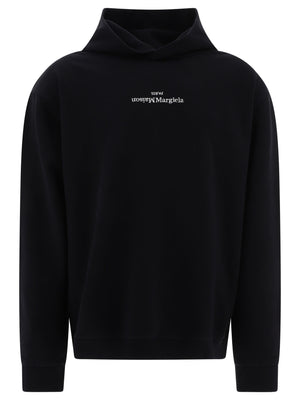 MAISON MARGIELA Reversed Embroidered Logo Mini Hoodie