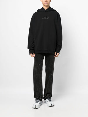 MAISON MARGIELA Reversed Embroidered Logo Mini Hoodie