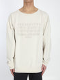 MAISON MARGIELA Unfinished Logo Sweatshirt - Relaxed Fit - Size L