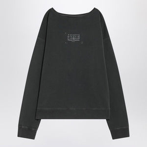 MAISON MARGIELA Faded Cotton Sweatshirt with Printed Logo