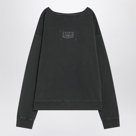 MAISON MARGIELA Faded Cotton Sweatshirt with Printed Logo