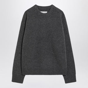 MAISON MARGIELA Wool Crew Neck Sweater with Unique Back Details