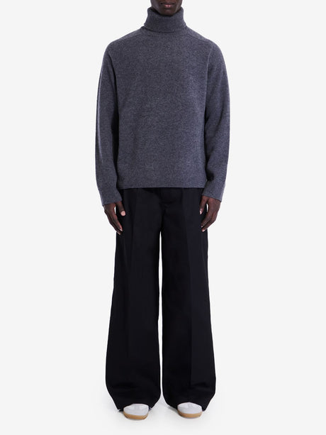 MAISON MARGIELA Charcoal Wool Turtleneck Sweater