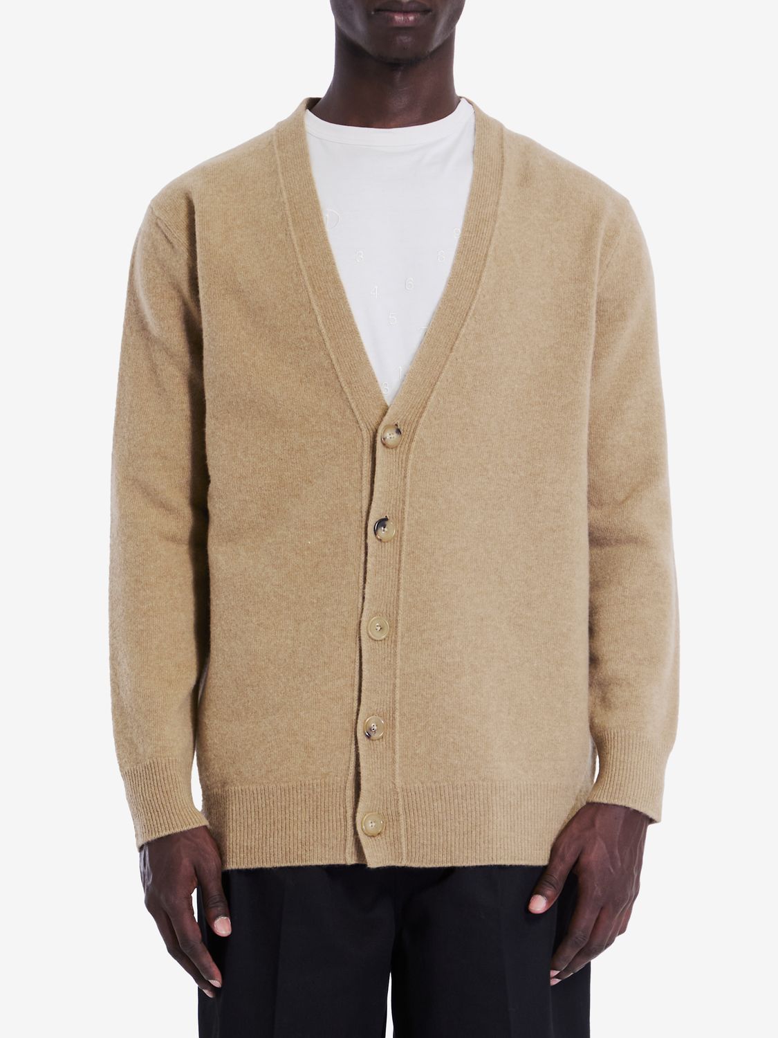 MAISON MARGIELA Wool Cardigan for Men - Relaxed Fit