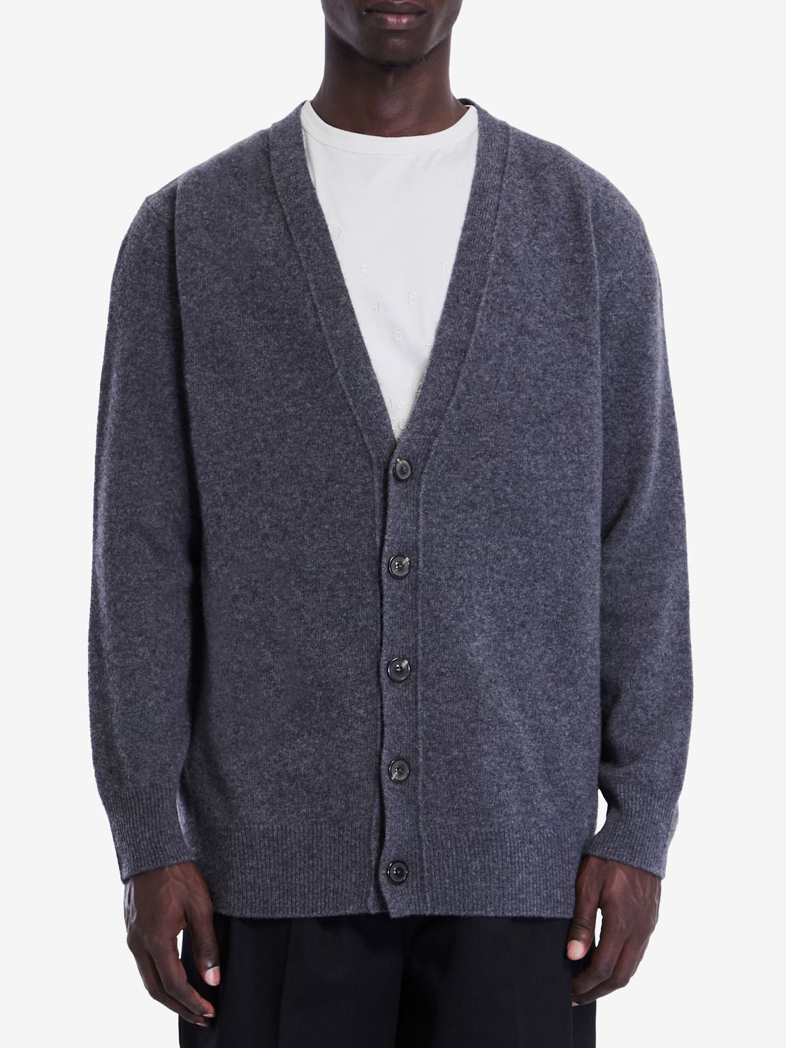 MAISON MARGIELA Wool Cardigan for Men - Relaxed Fit