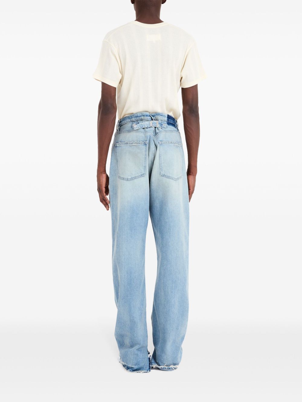 MAISON MARGIELA Mid-Rise Straight Leg Denim Jeans for Men