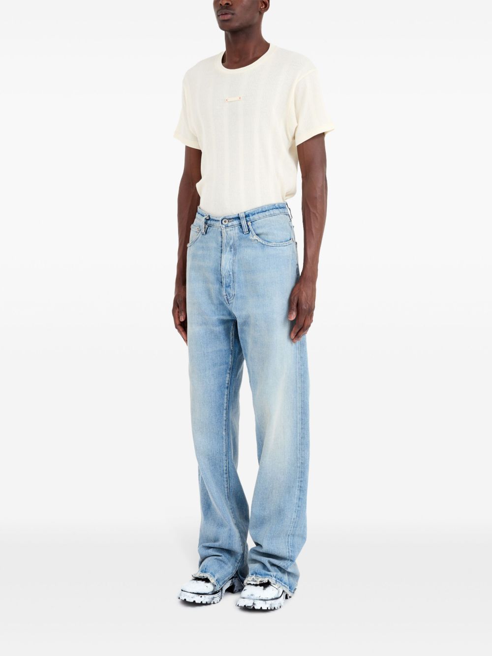 MAISON MARGIELA Mid-Rise Straight Leg Denim Jeans for Men