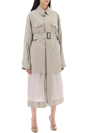 MAISON MARGIELA Reversible Trench Jacket - Oversized Fit