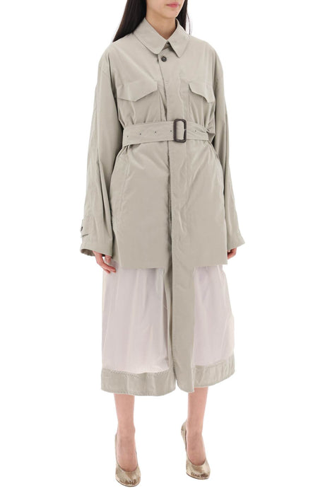 MAISON MARGIELA Reversible Trench Jacket - Oversized Fit