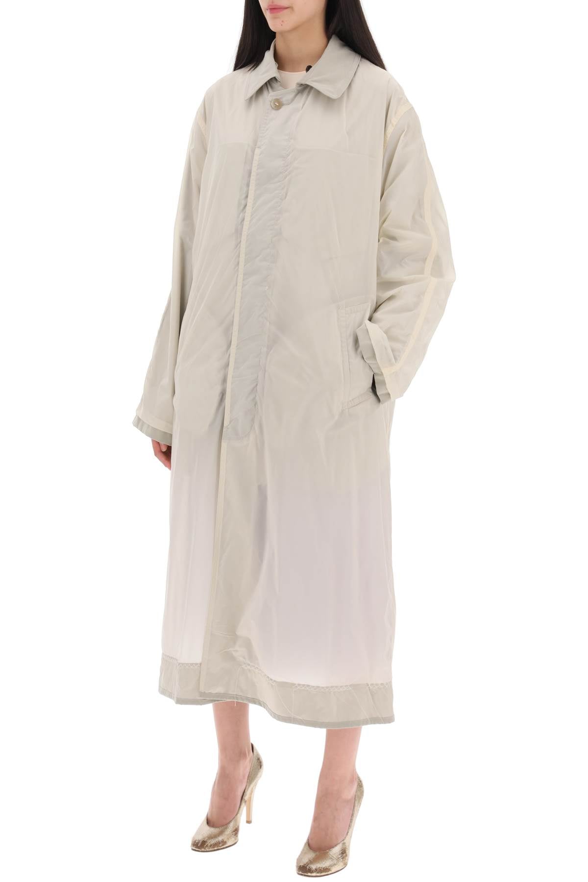 MAISON MARGIELA Reversible Trench Jacket - Oversized Fit