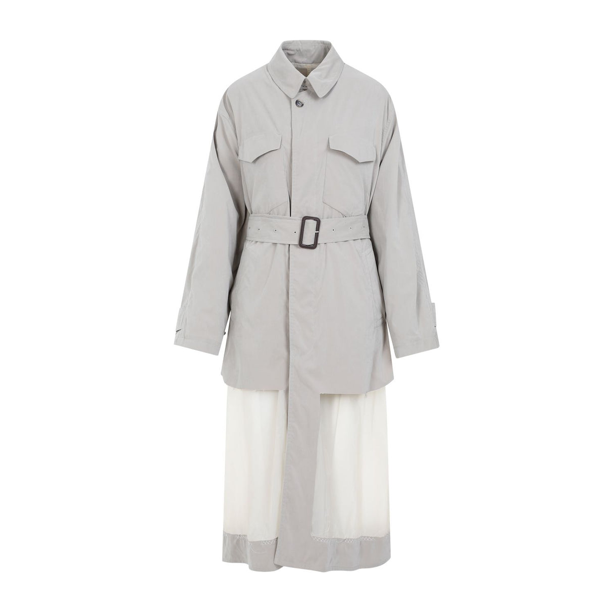 MAISON MARGIELA Reversible Trench Jacket - Oversized Fit