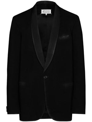 MAISON MARGIELA Wool Single-Breasted Blazer Jacket