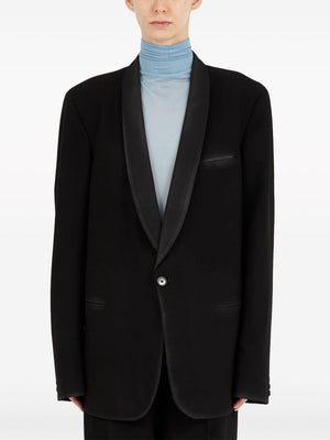 MAISON MARGIELA Wool Single-Breasted Blazer Jacket