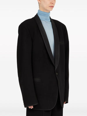 MAISON MARGIELA Wool Single-Breasted Blazer Jacket