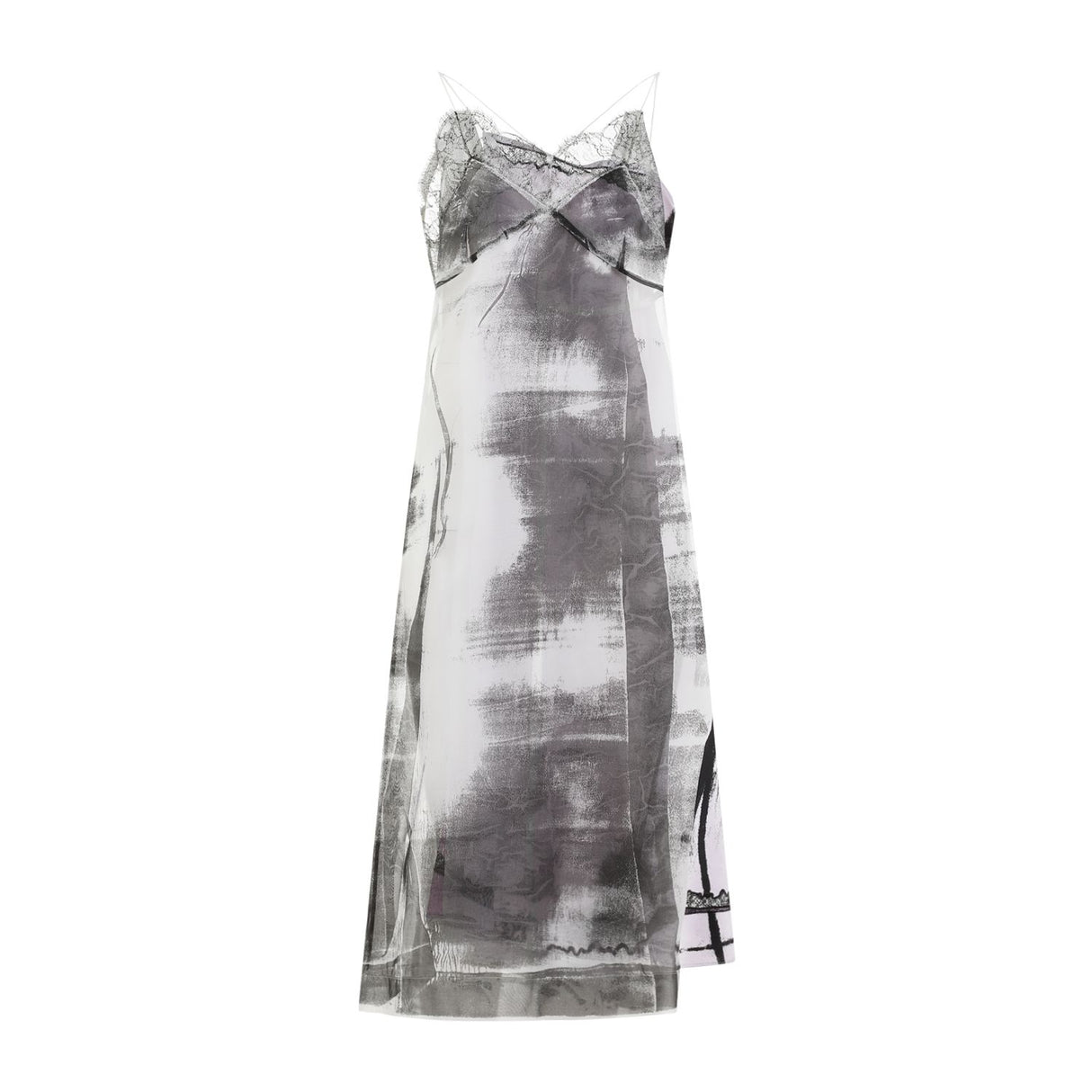 MAISON MARGIELA Elegant Silk Midi Dress for Women