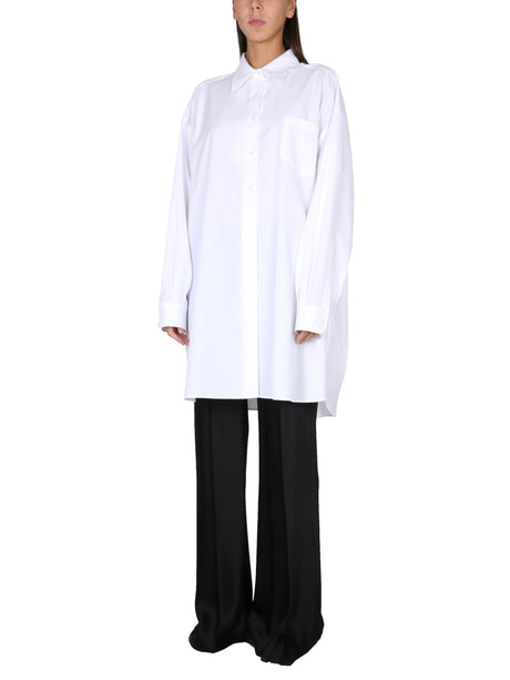 MAISON MARGIELA Classic Women's Long Shirt with Classic Collar