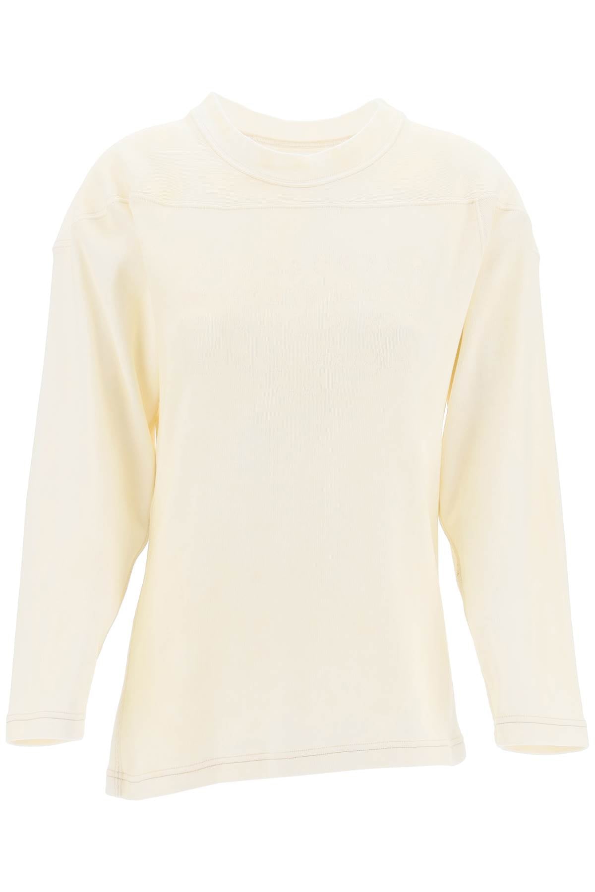 MAISON MARGIELA Numbers Embroidered Cotton Sweatshirt for Women - SS24