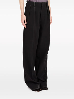 MAISON MARGIELA Wool Trousers with Adjustable Strap for Women