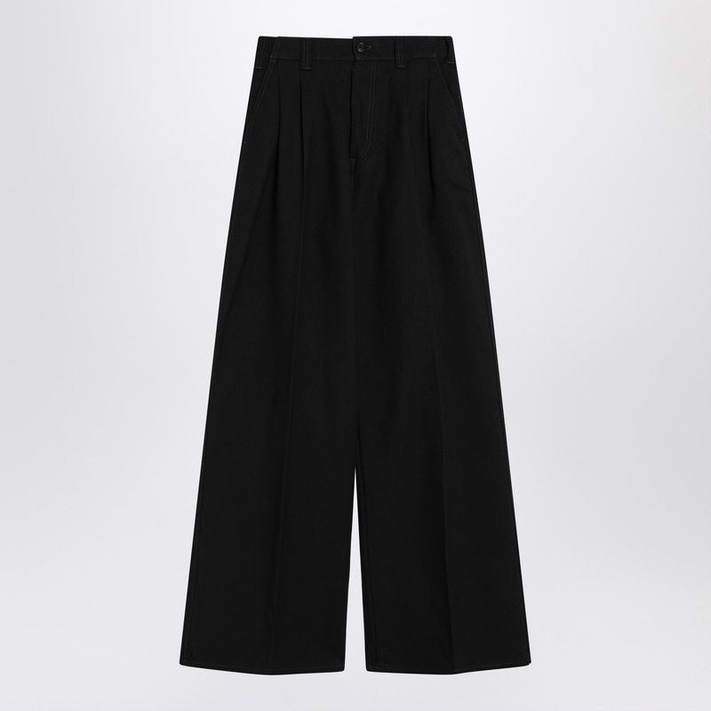 MAISON MARGIELA Wide High-Waisted Pants with Belt Loops