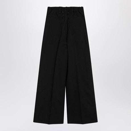 MAISON MARGIELA Wide High-Waisted Pants with Belt Loops