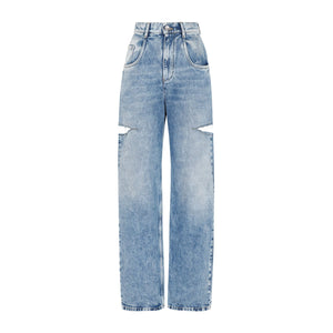 MAISON MARGIELA Soft Cotton Jeans for Women - Perfect for Fall 2024