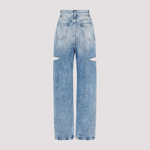 MAISON MARGIELA Soft Cotton Jeans for Women - Perfect for Fall 2024