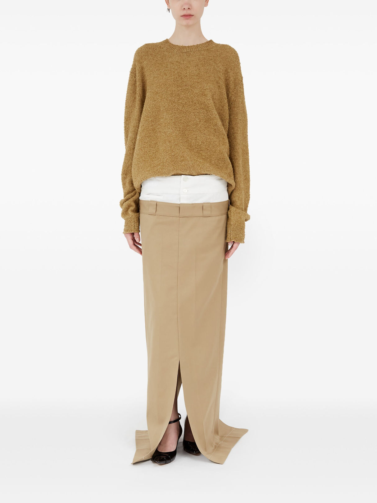 MAISON MARGIELA Elegant Long Skirt for Women - SS25 Collection