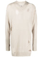 MM6 MAISON MARGIELA Elegant V Neck Mini Dress