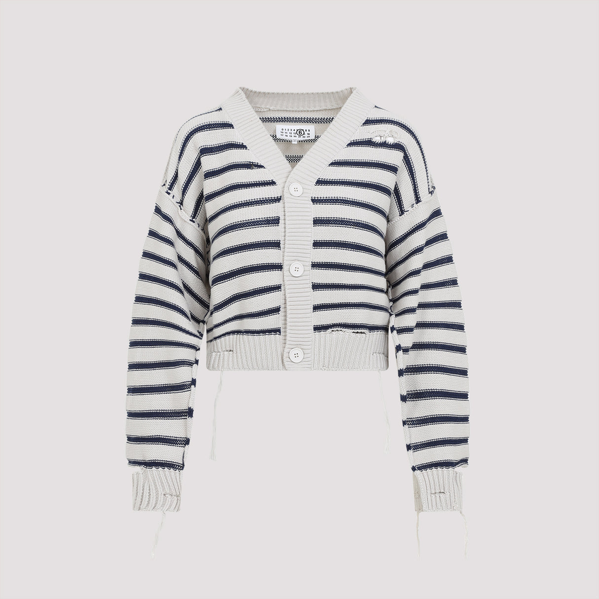 MM6 MAISON MARGIELA Chic Cotton Cardigan for Women - Summer 2025