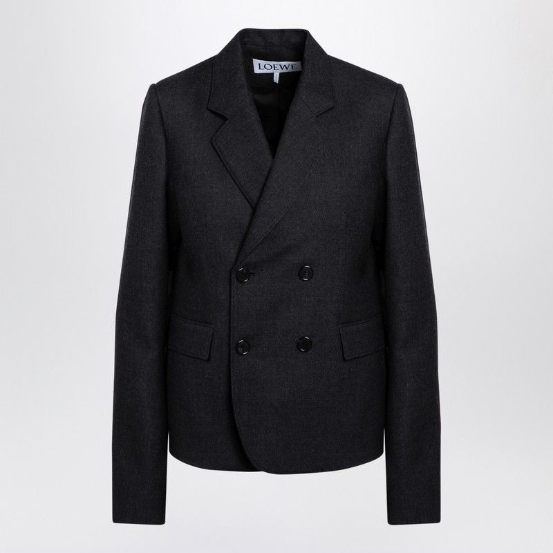 LOEWE Women's Double-Breasted Wool Jacket