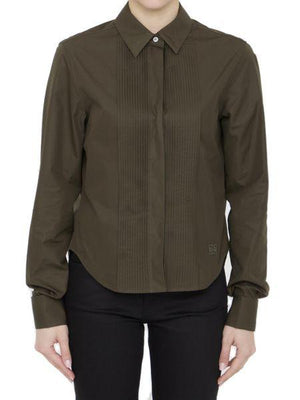 LOEWE Pleated Shirt - Women’s Slim Fit, Size FR 38