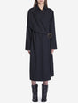 LOEWE Belted Wool Dress with Asymmetric Design