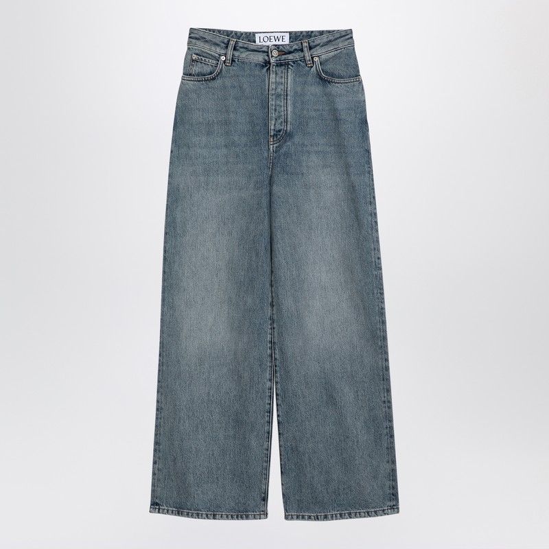 LOEWE Wide Denim Jeans - High Waist for Women