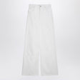 LOEWE High-Waisted White Denim Jeans for Women