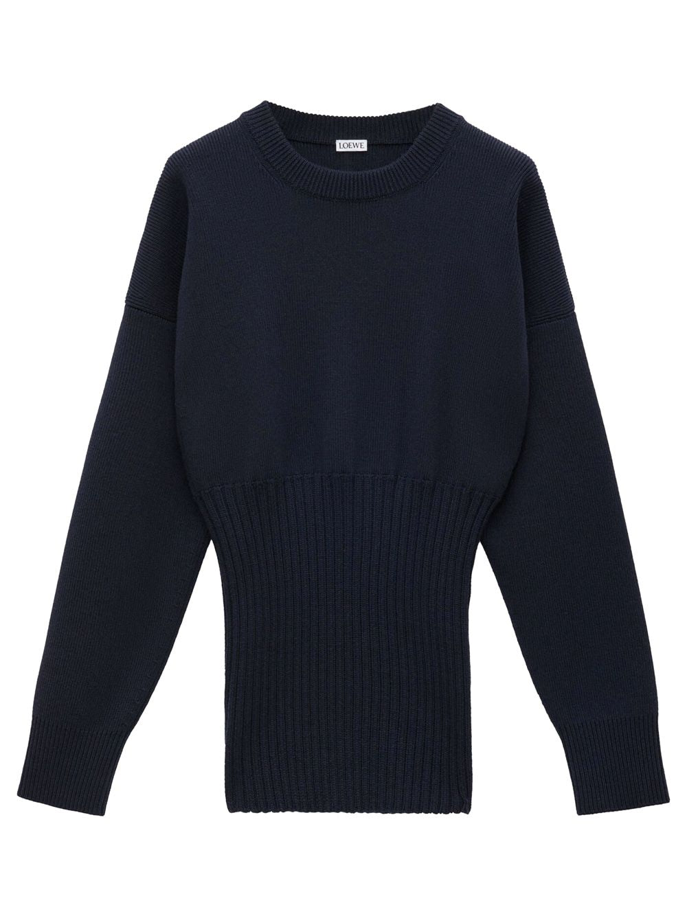 LOEWE Ribbed Knit Long Sweater for Women