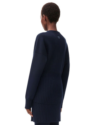 LOEWE Ribbed Knit Long Sweater for Women