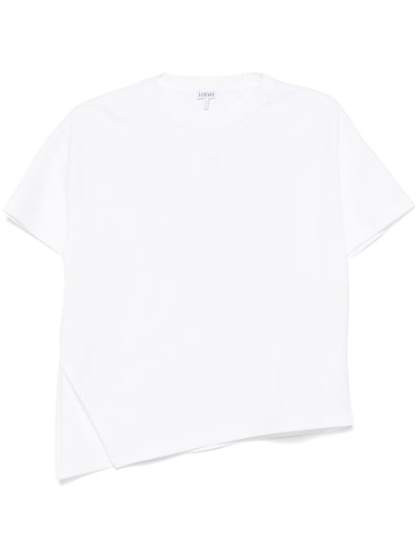 LOEWE Asymmetrical Cotton T-Shirt for Women