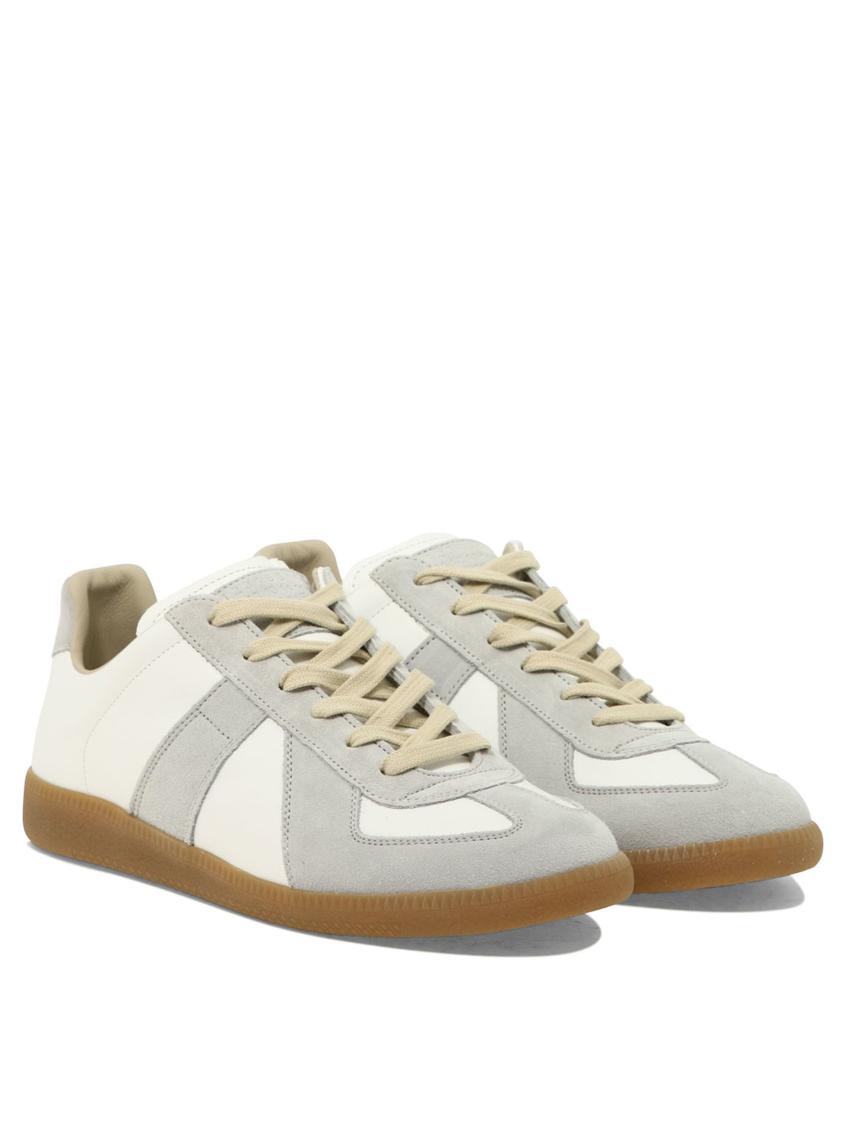 MAISON MARGIELA Low-Top Replica Leather Sneakers